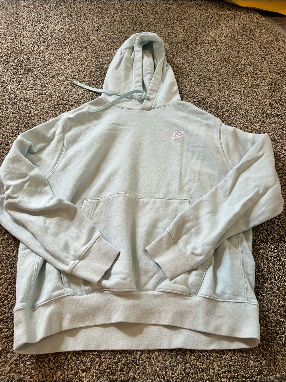 Nike Youth Large Light Mint Pullover Hoodie Sweatshirt